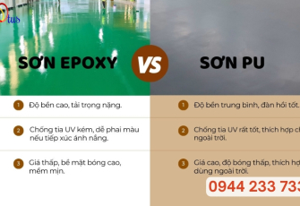 So sánh sơn Epoxy và sơn PU: Đâu là lựa chọn tốt hơn cho nhà xưởng?