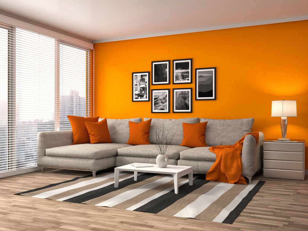 Phối màu cam với xu hướng màu sắc tươi sáng và mang nhiều năng lượng tích cực.